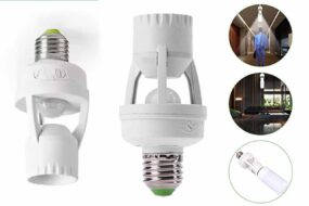 Douille d'ampoule avec Capteur Radar à 360° - Détection Intelligente pour Ampoules LED