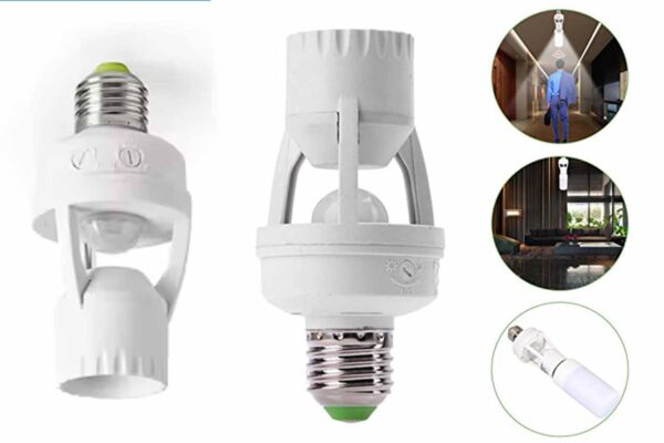 Douille d'ampoule avec Capteur Radar à 360° - Détection Intelligente pour Ampoules LED