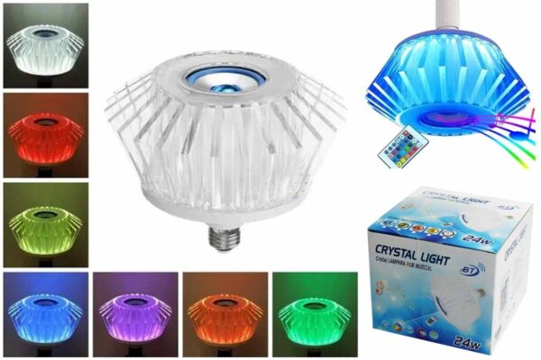 Lumière musicale Bluetooth Cristale