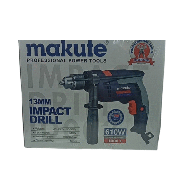 Perceuse Makute 610W - Puissante et Polyvalente pour Tous Vos Projets – Image 5