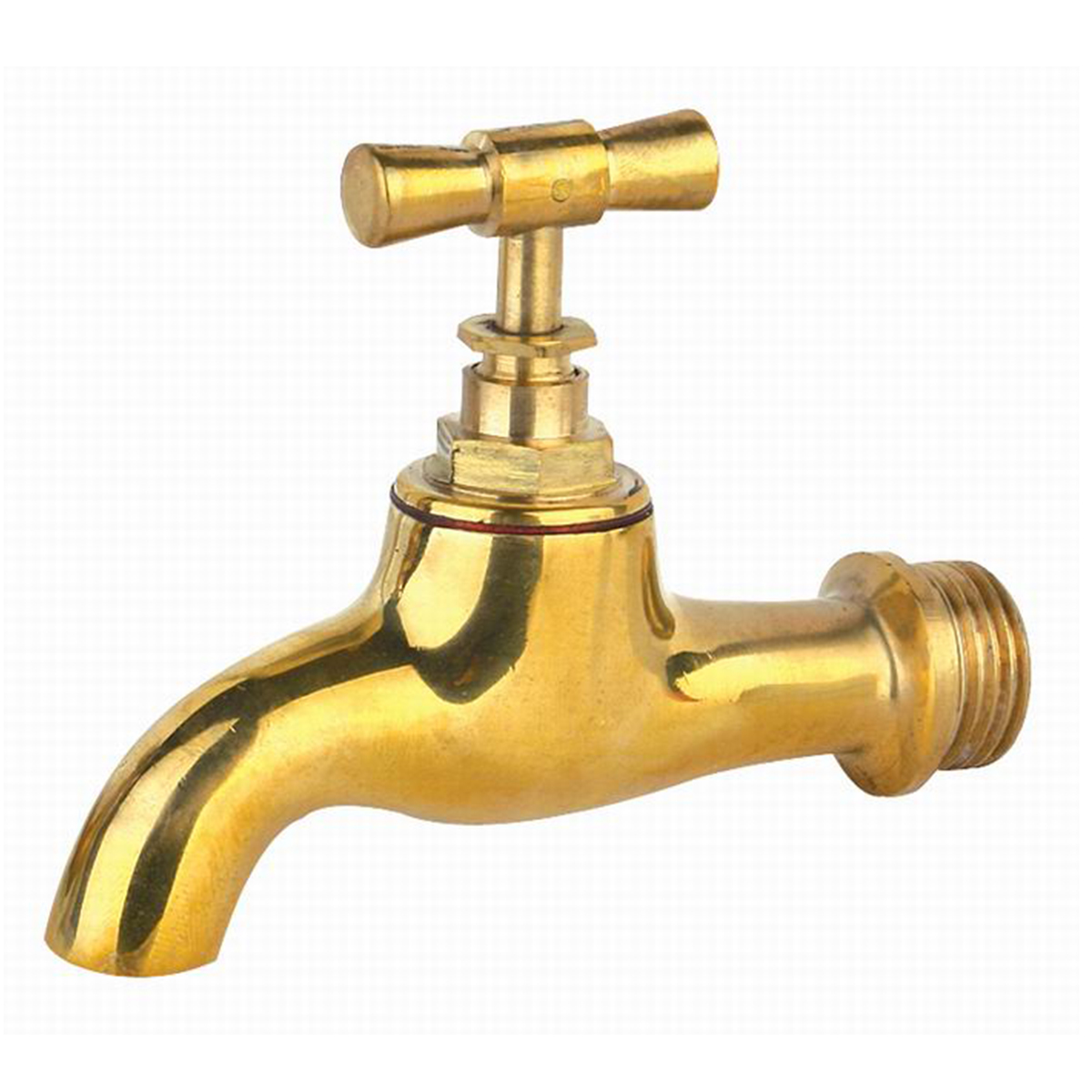 Robinet Jaune 1/2 Boston GM en Laiton – Robinet de Jardin et Construction Haute Qualité